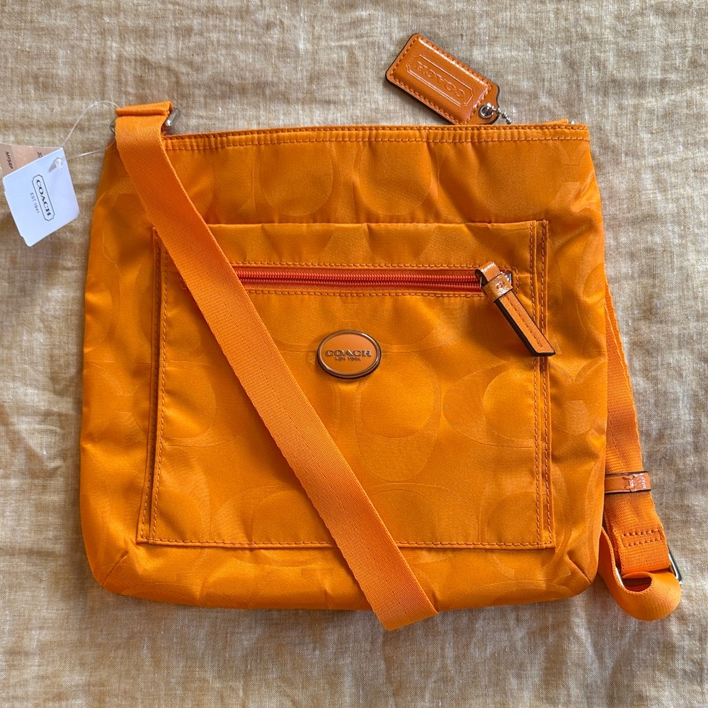 Coach Hot Orange Crossbody Bag